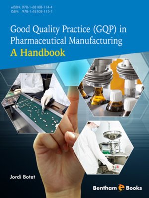 cover image of Good Quality Practice (GQP) in Pharmaceutical Manufacturing